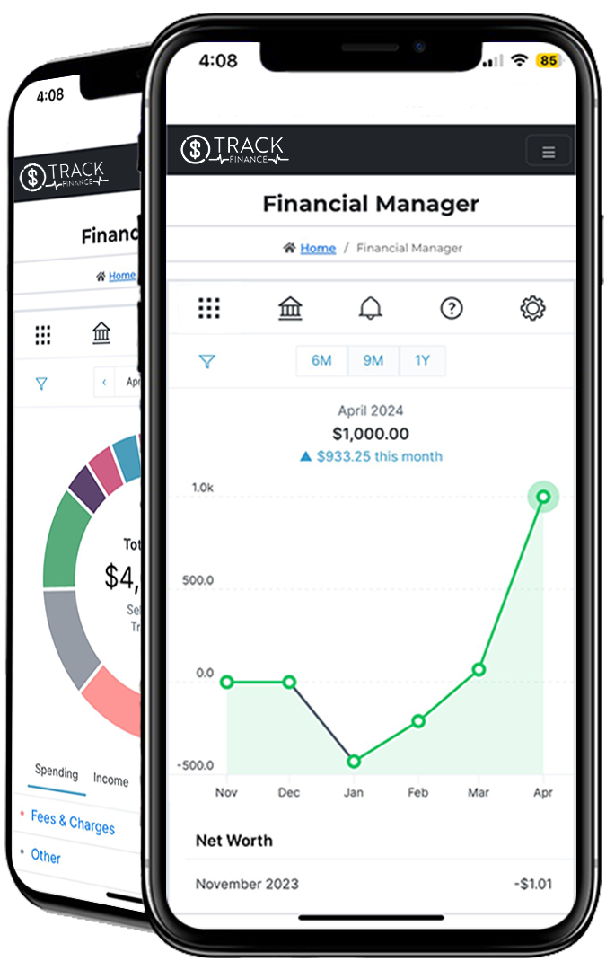 Mockup track finance