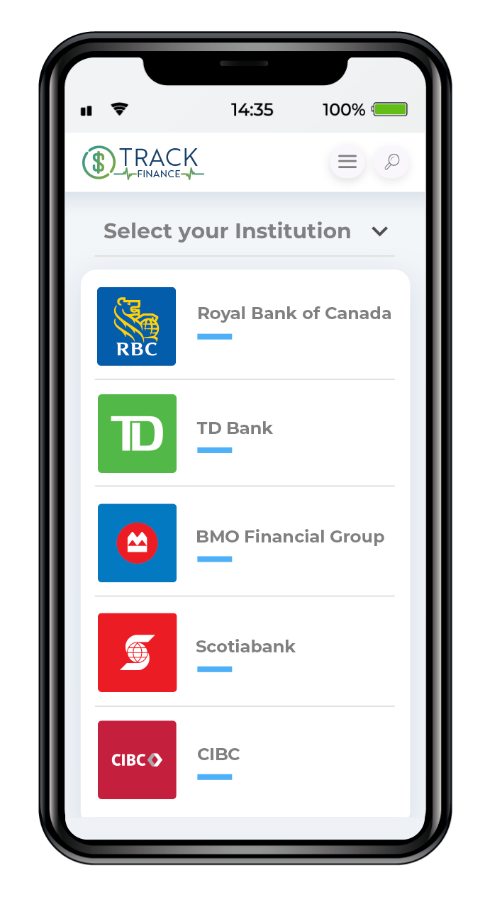Phone track finance